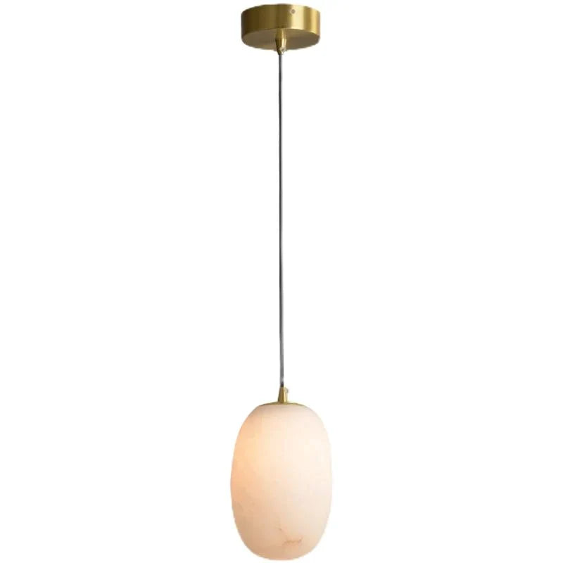 José Modern Real Alabaster Pendant Lighting Beside Bed, Dining Table Pendant Pendant Light Luster Gaze Big