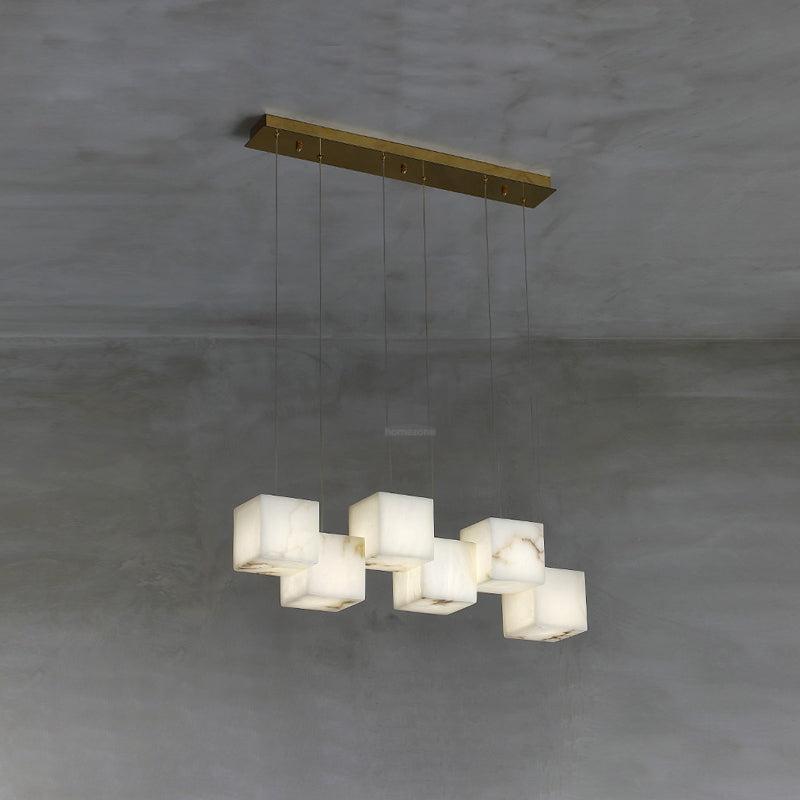 Alabaster Box Linear Chandelier
