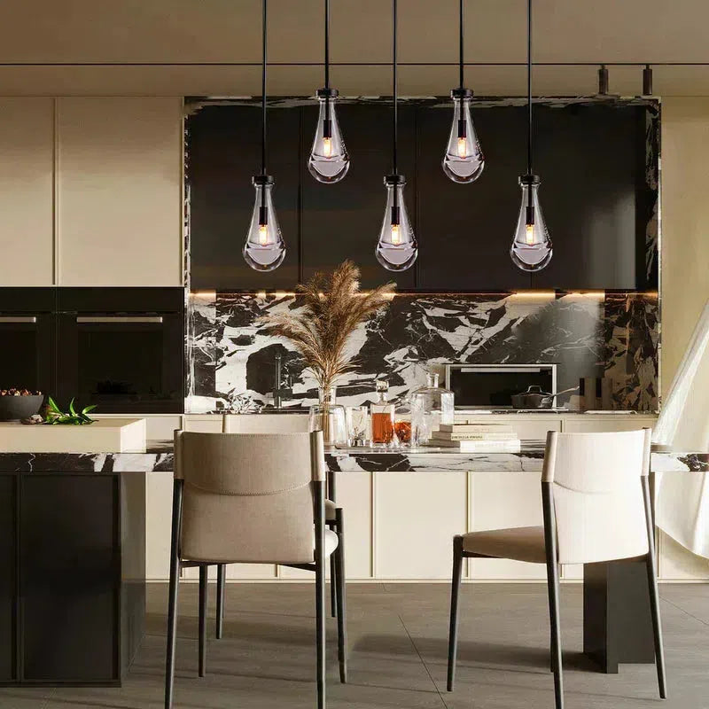 Raindrop Linear Chandelier 5-Light 36''