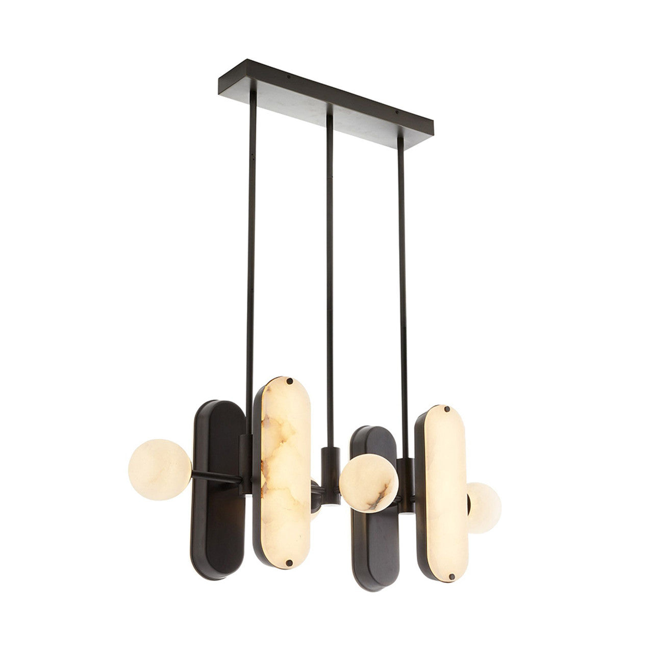 Maradona Pendant Light, Designer Choice Linear Chandelier - Luster Gaze