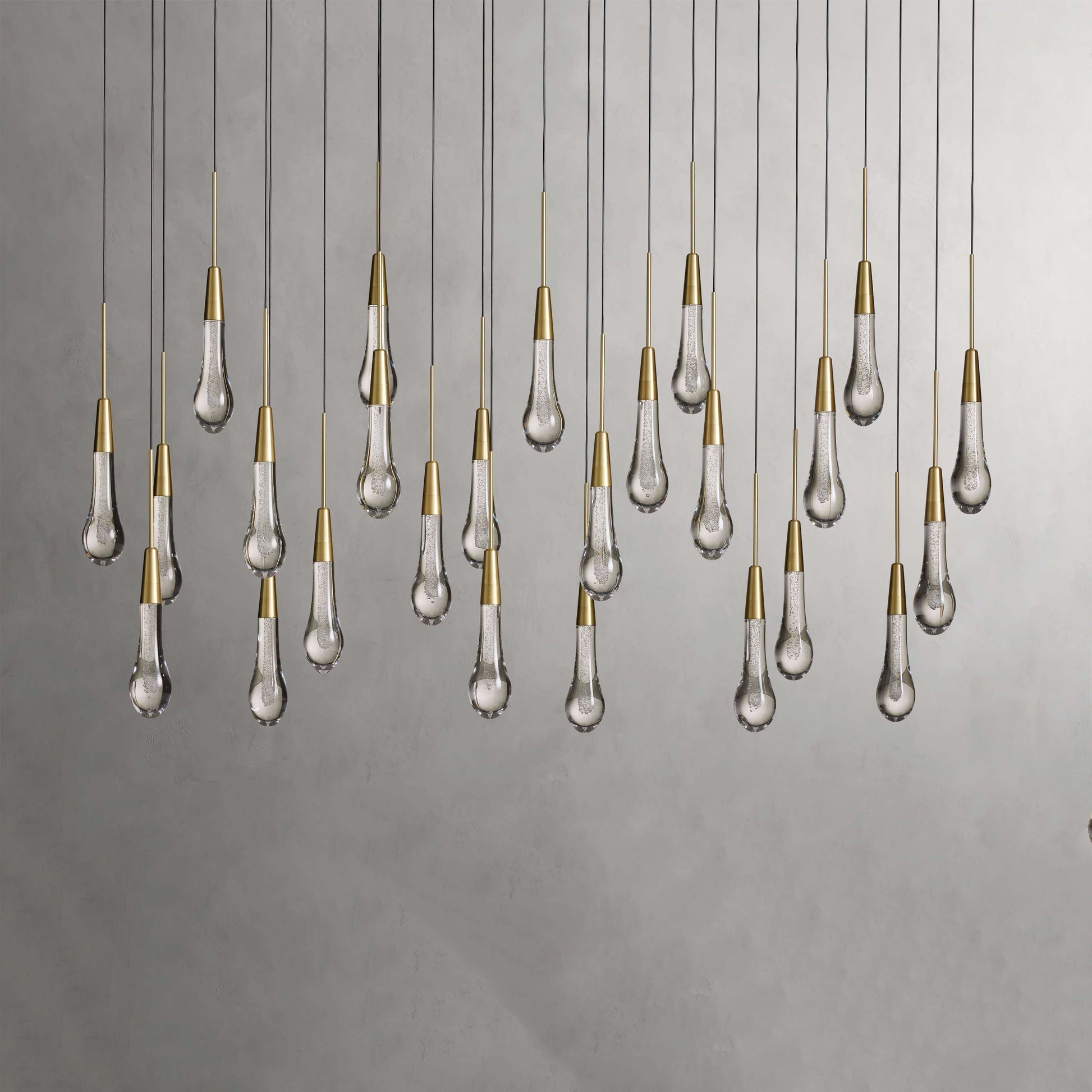 Soltaire Raindrop Linear Chandelier