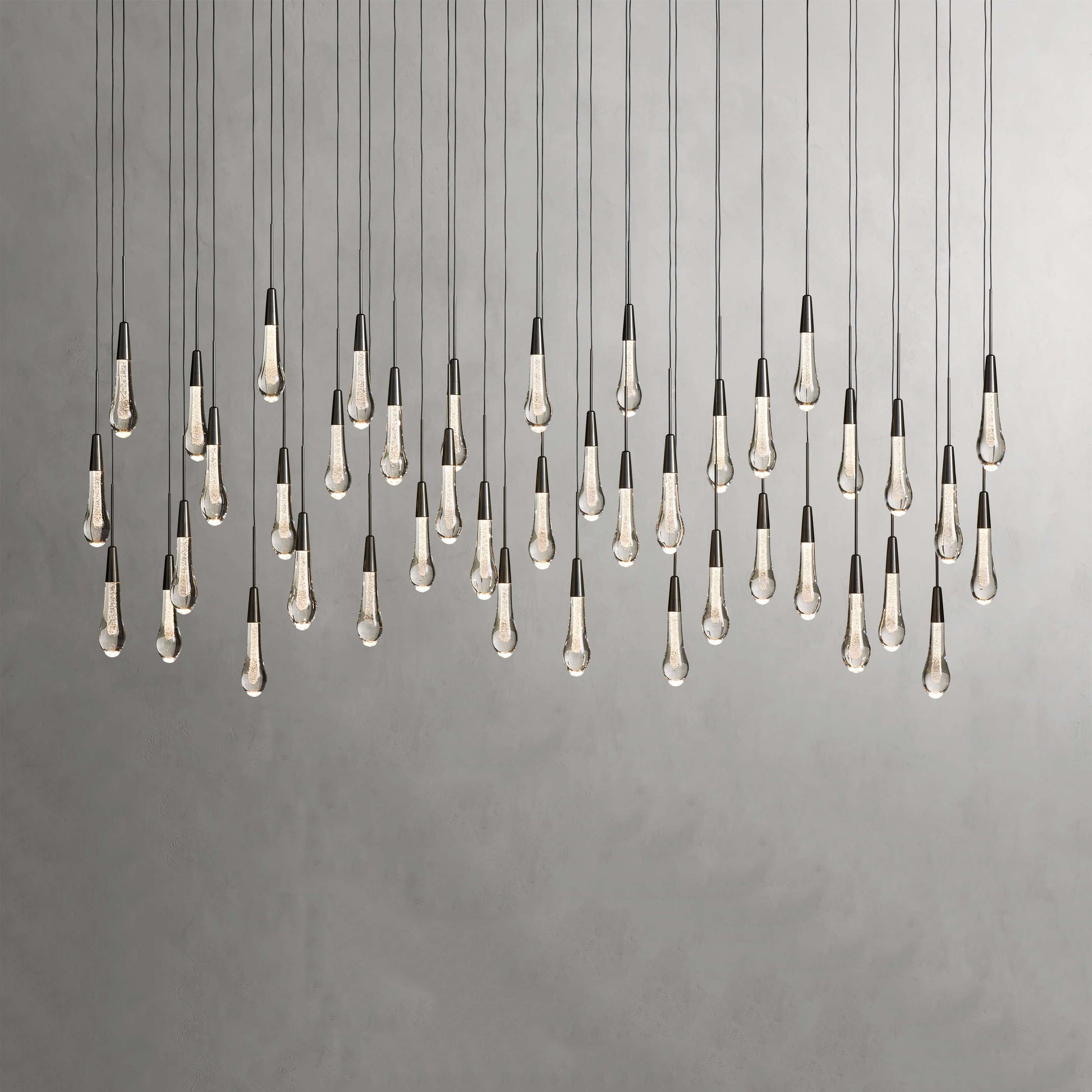 Soltaire Raindrop Linear Chandelier