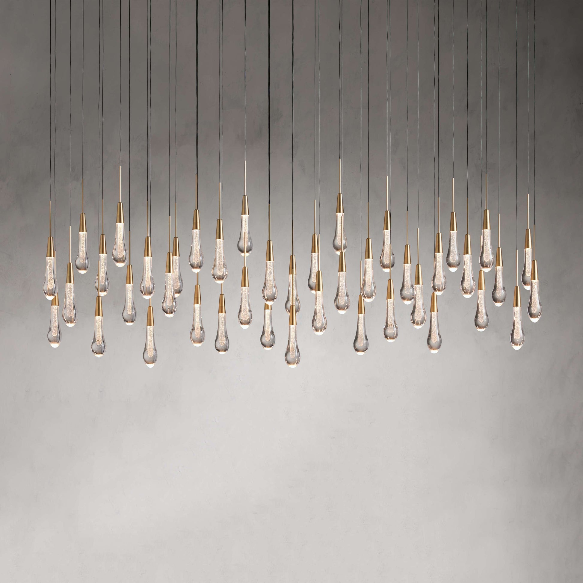 Soltaire Raindrop Linear Chandelier