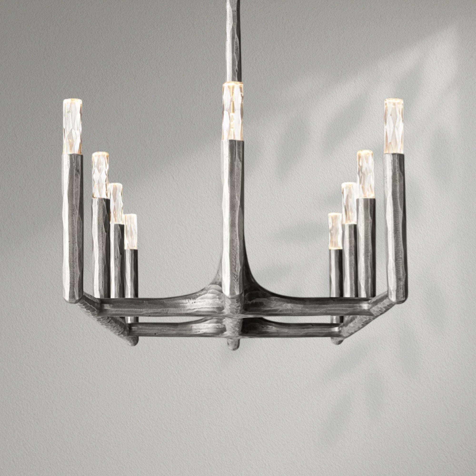 Thaddeos Forged Linear Chandelier