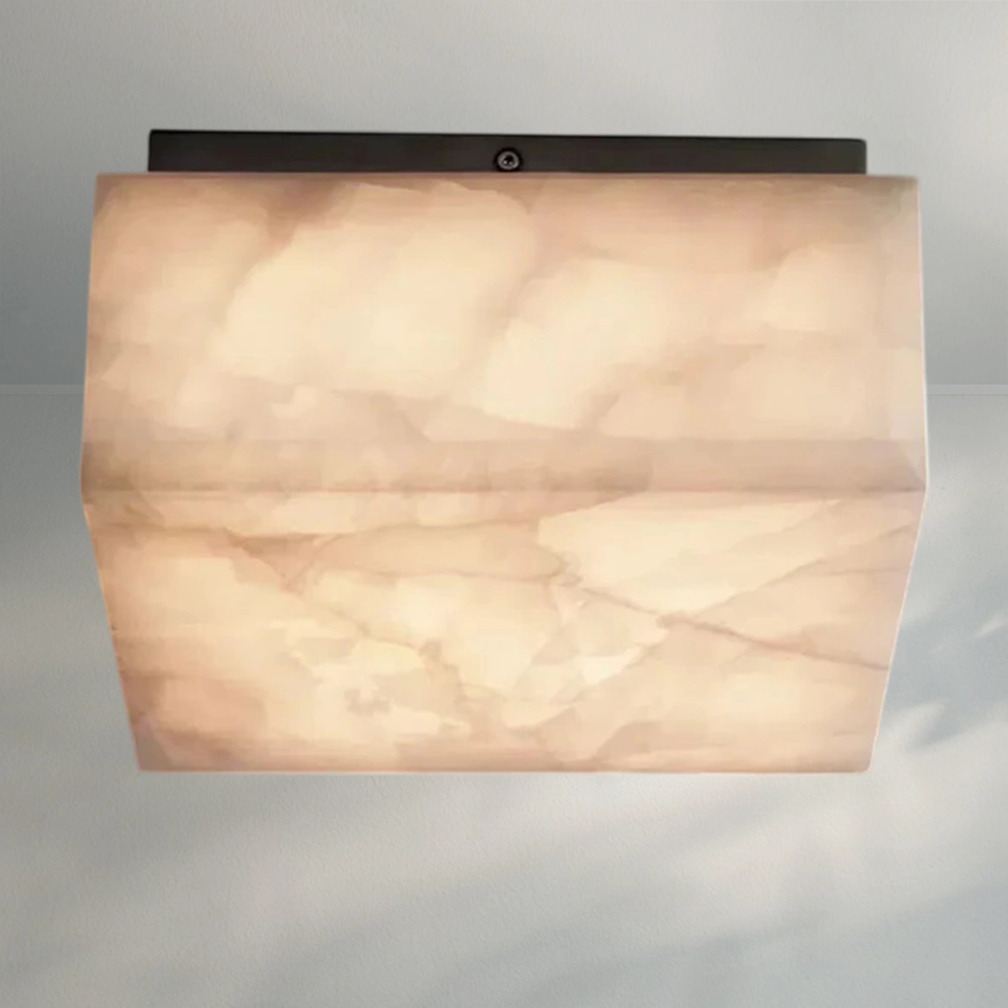 Rivaga Calcite Square Flushmount