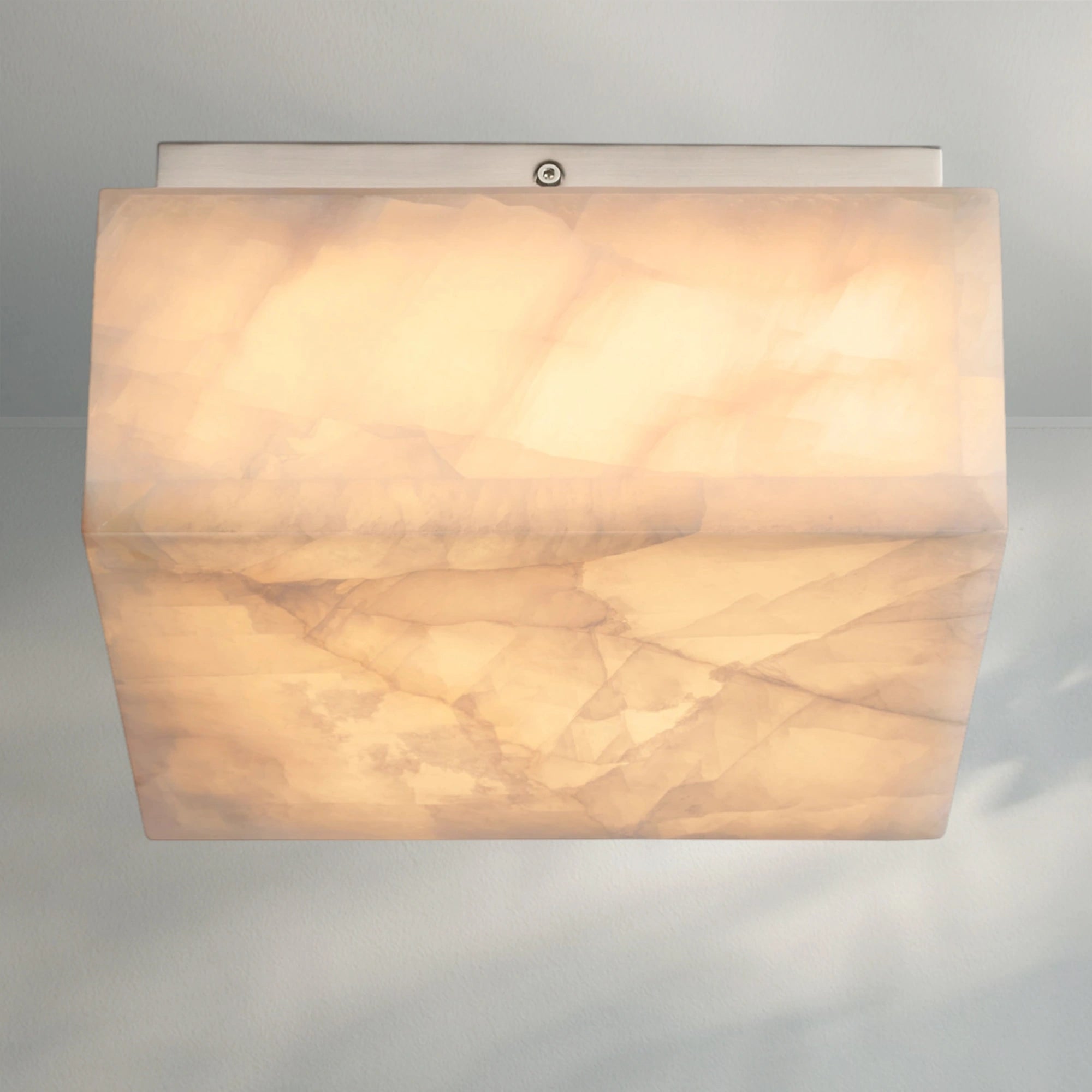 Rivaga Calcite Square Flushmount