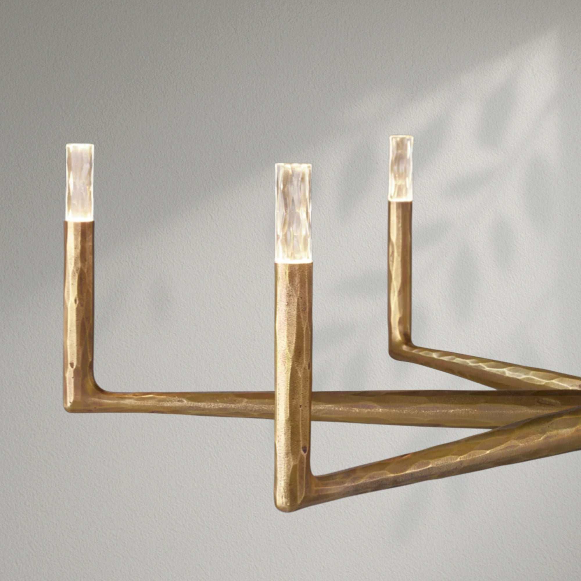 Thaddeos Forged Round Chandelier