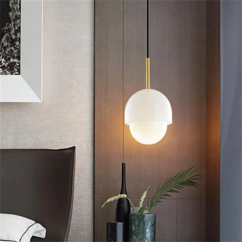 Mila Modern Alabaster Pendant Light For Living Room Pendant Light Luster Gaze