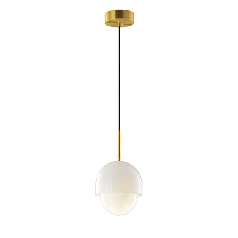 Mila Modern Alabaster Pendant Light For Living Room Pendant Light Luster Gaze Size B