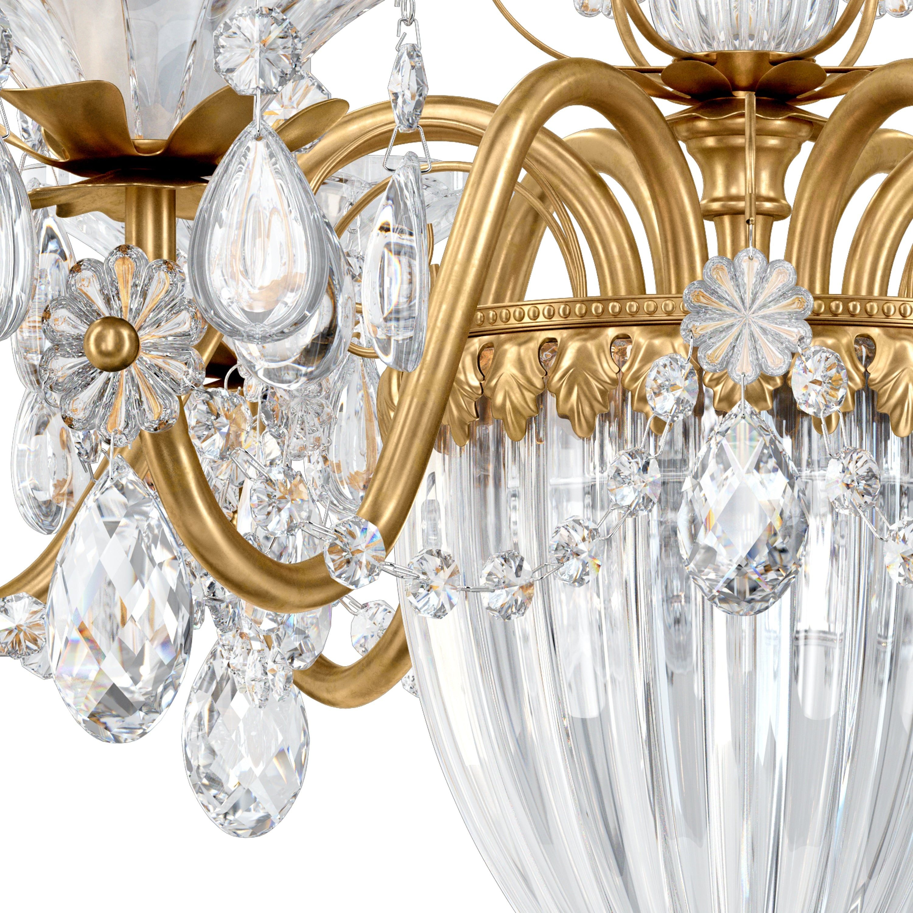 Luster Gaze Heritage Bloom 7-Light Chandelier - Background Shot