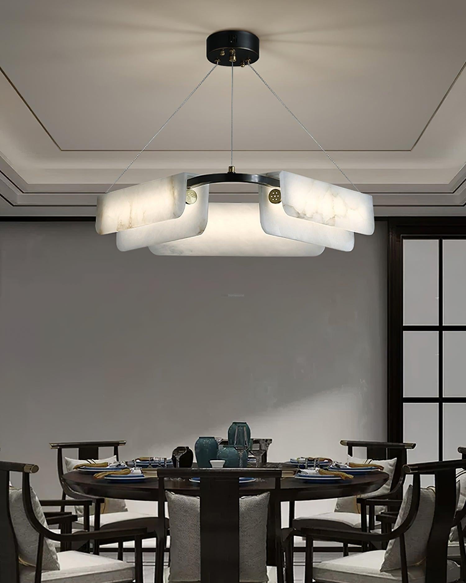 Delia Alabaster Chandelier 23.6''31.5''