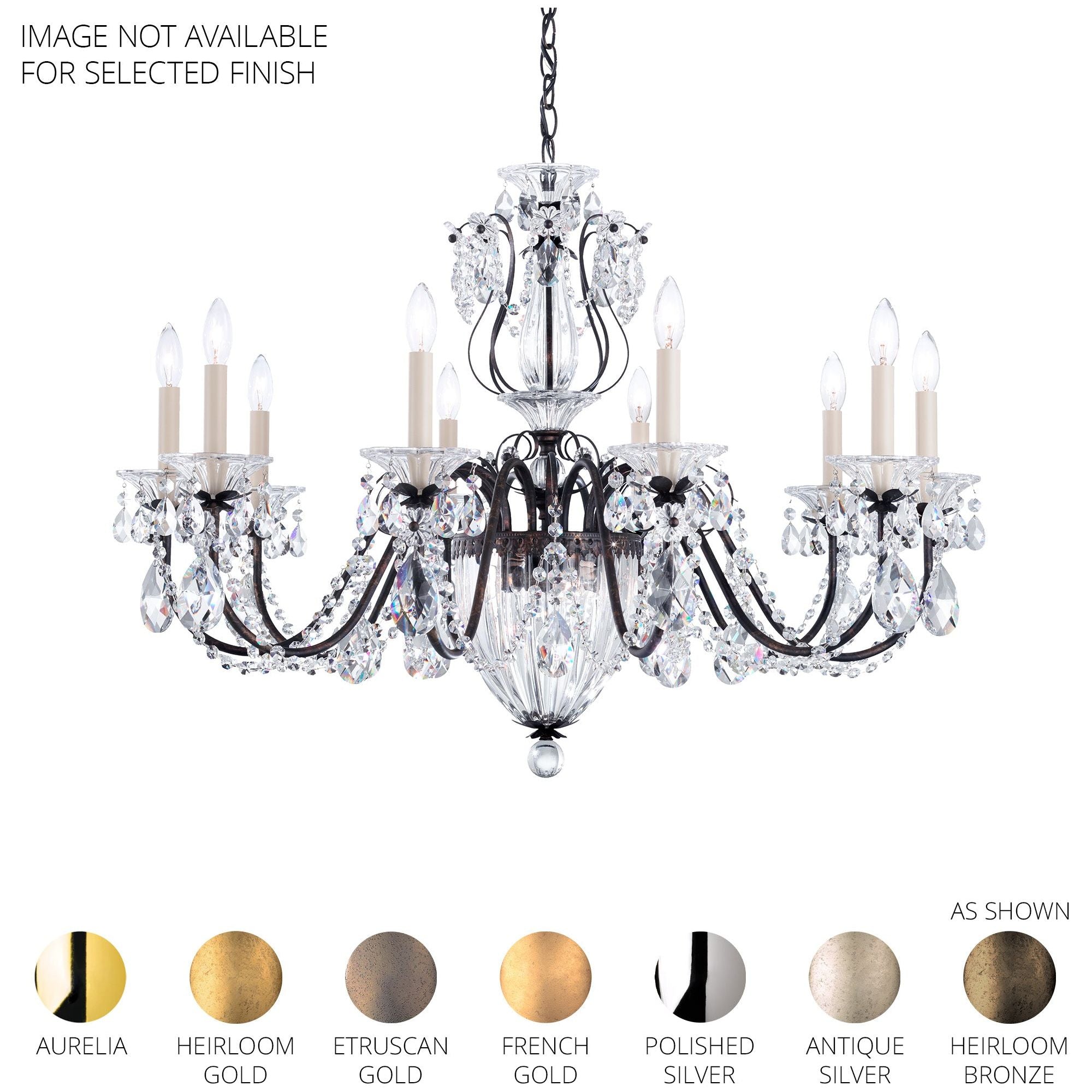 Luster Gaze Grand Lumina 13-Light Chandelier - Background Shot