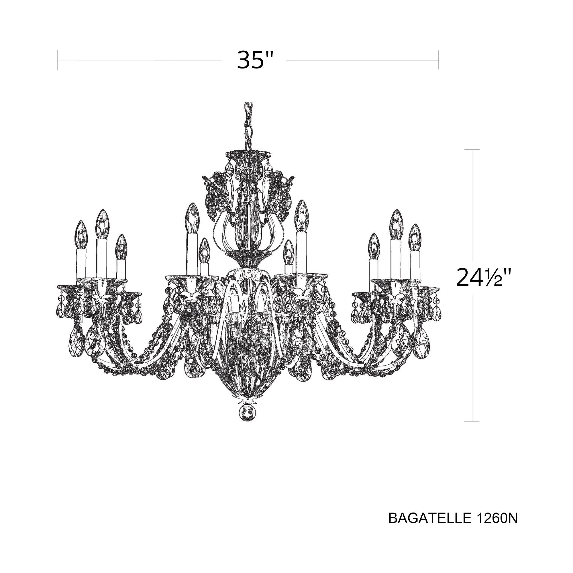 Luster Gaze Grand Lumina 13-Light Chandelier - Background Shot