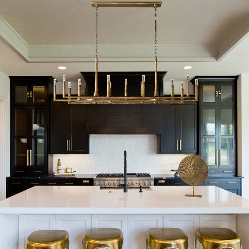 Thaddeos Forged Linear Chandelier