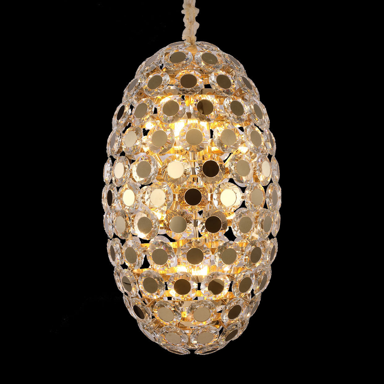 Luster Gaze Radiant Prism 14-Light Chandelier - Background Shot
