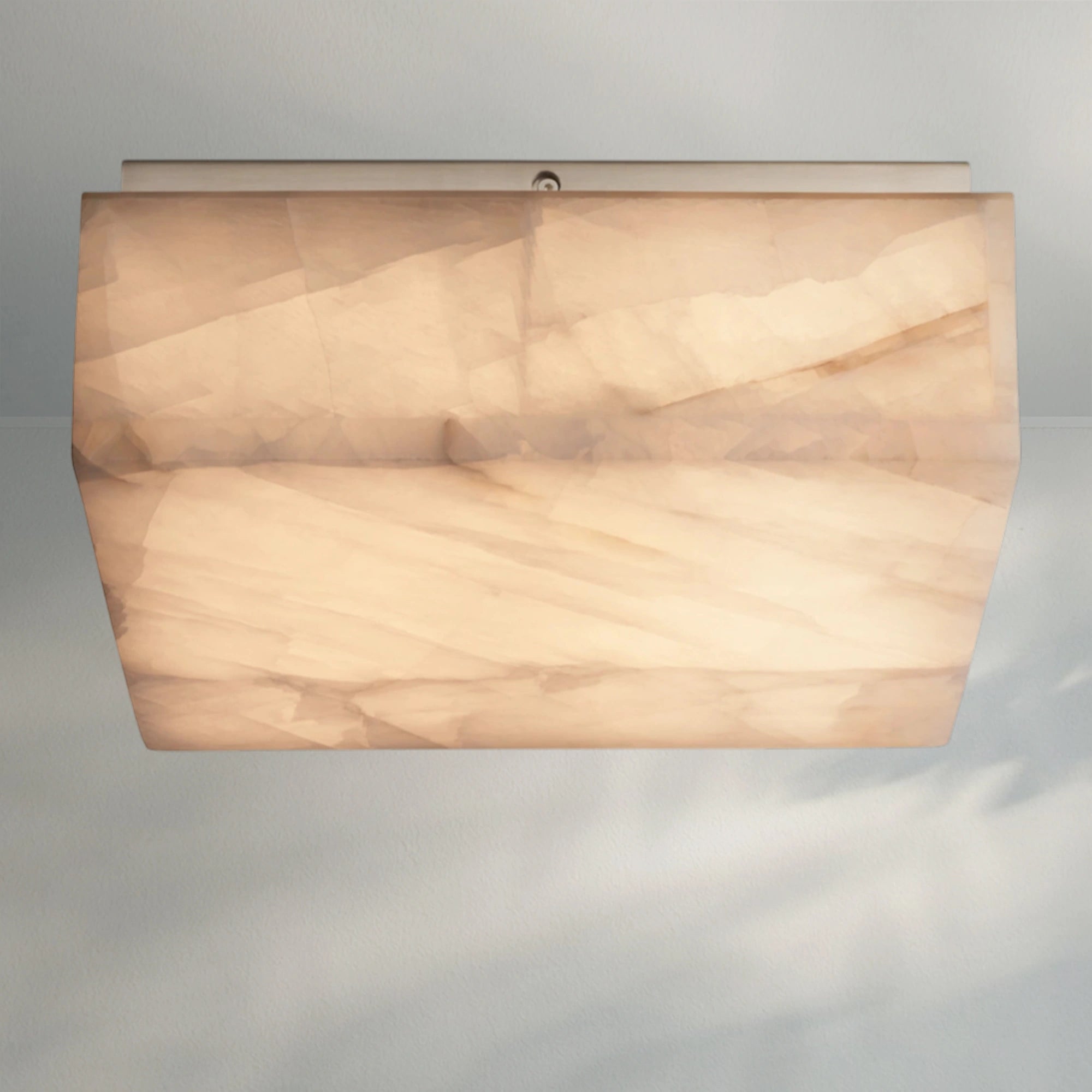 Rivaga Calcite Square Flushmount
