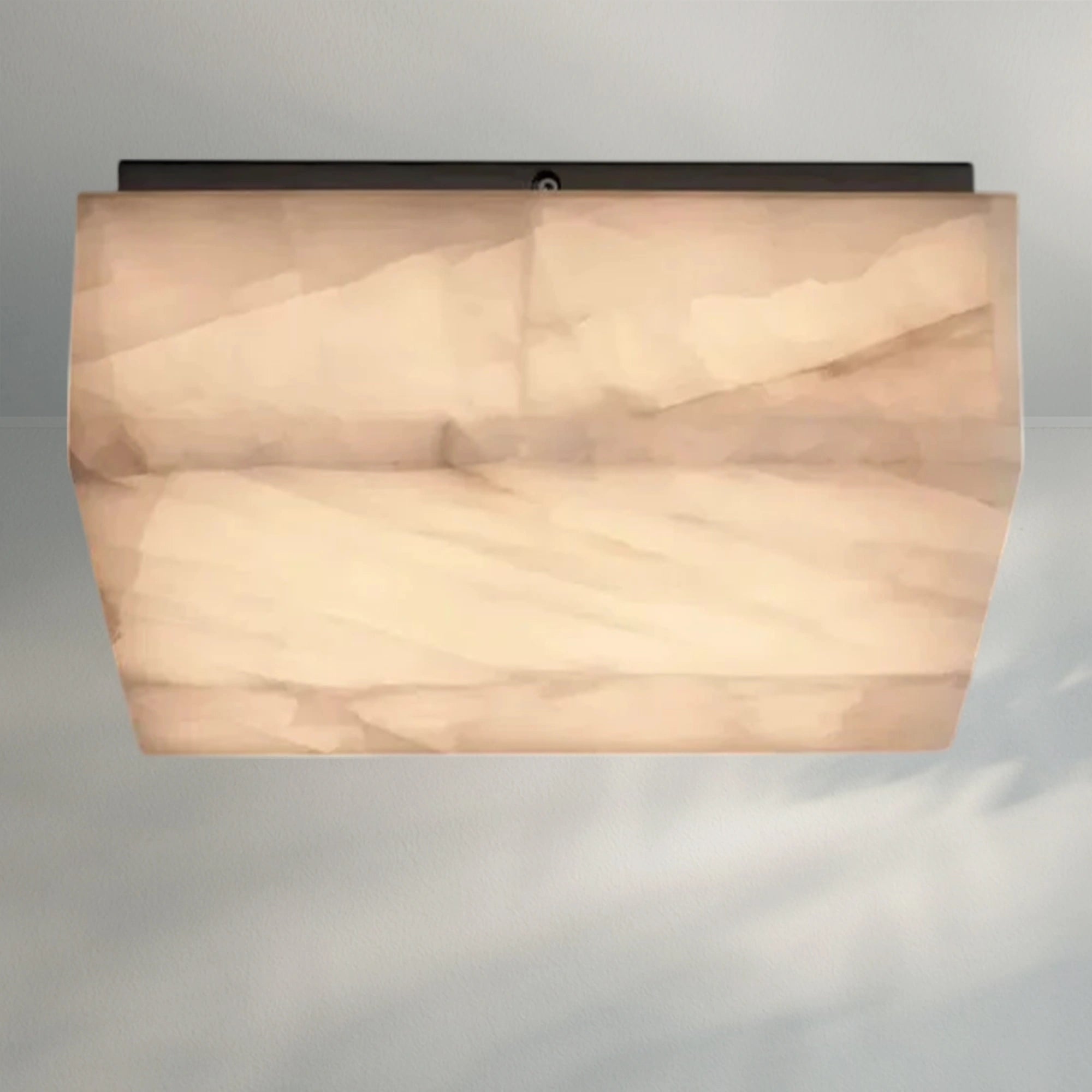 Rivaga Calcite Square Flushmount