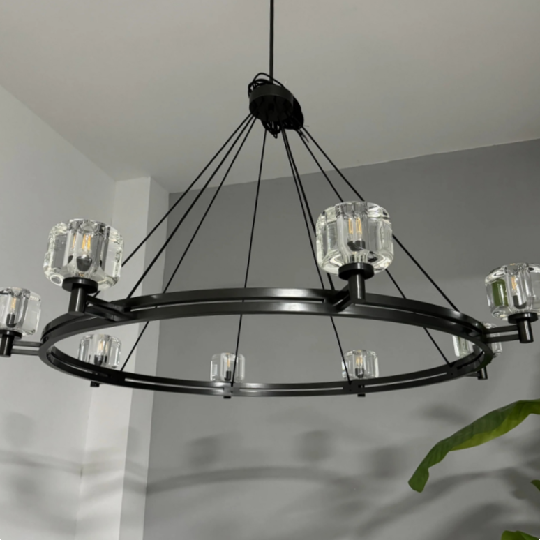 Delume Round Chandelier 36"48"60"