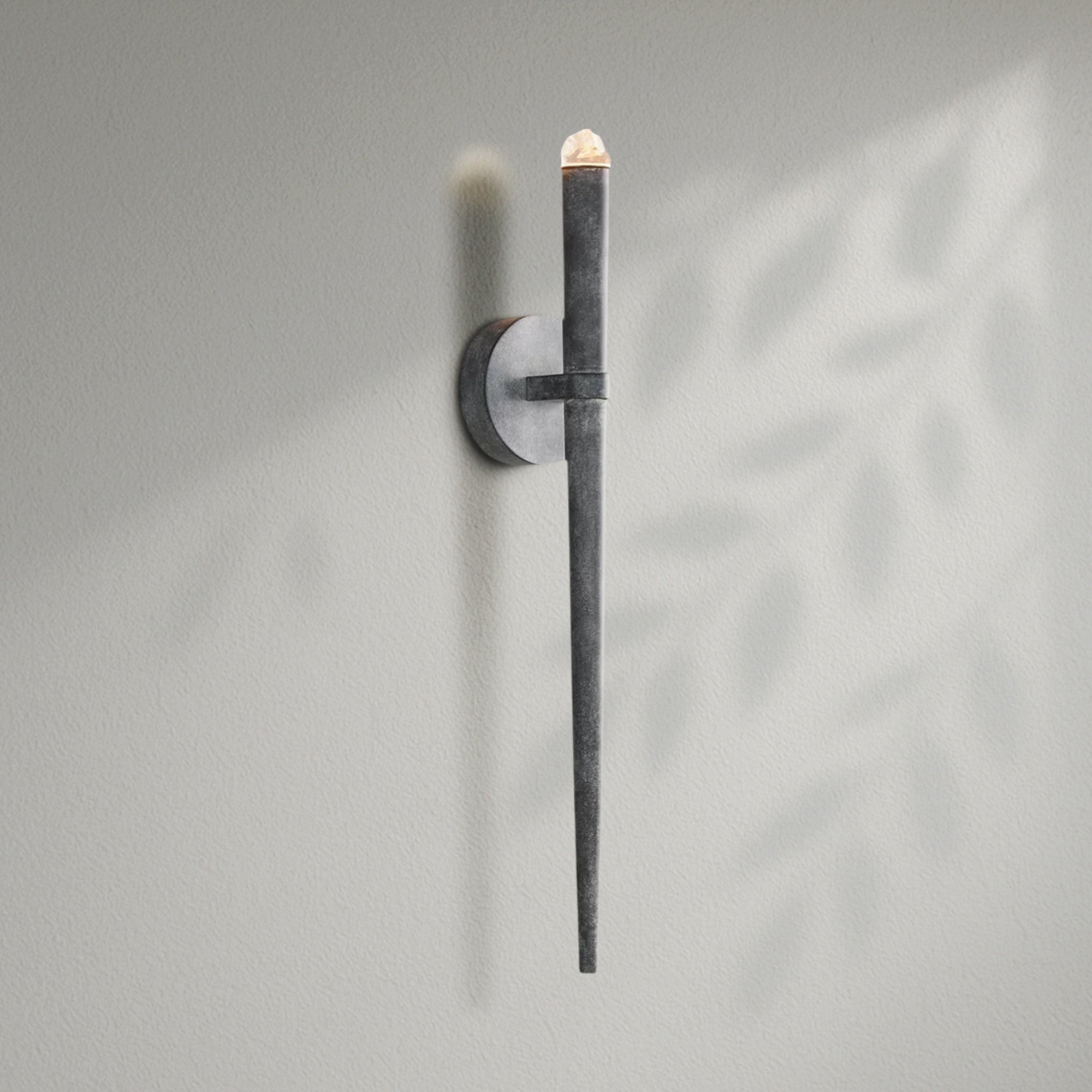 Aquitains Modern Torch Wall Sconce