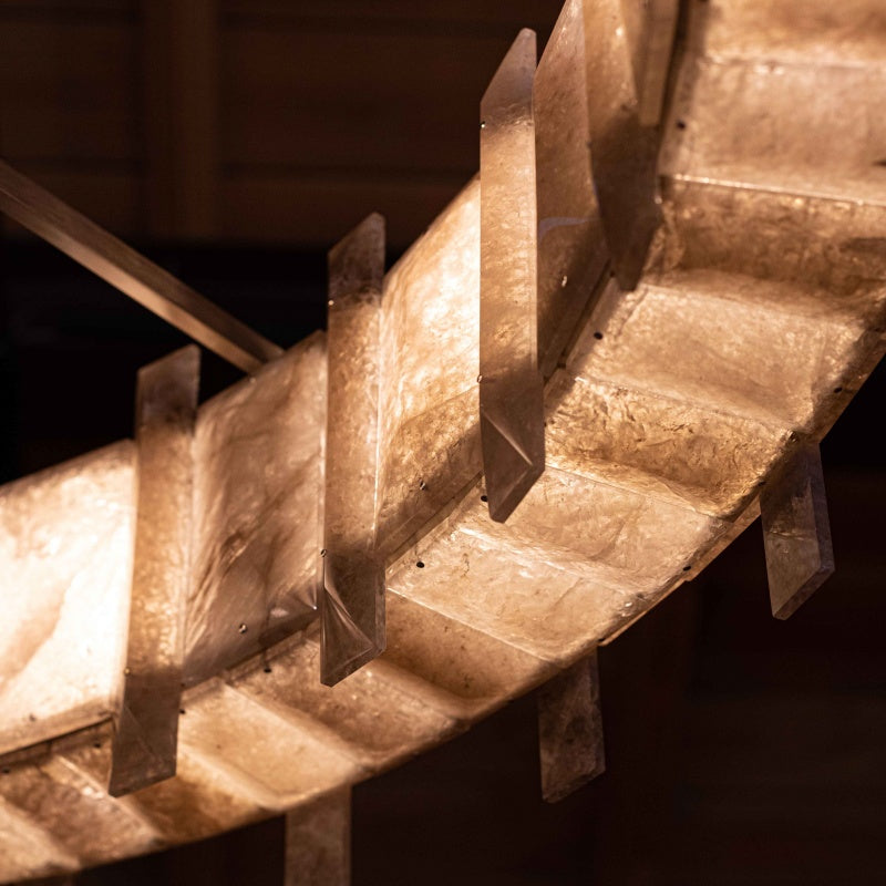 Luster Gaze Cosmic Cascade Chandelier - Background Shot