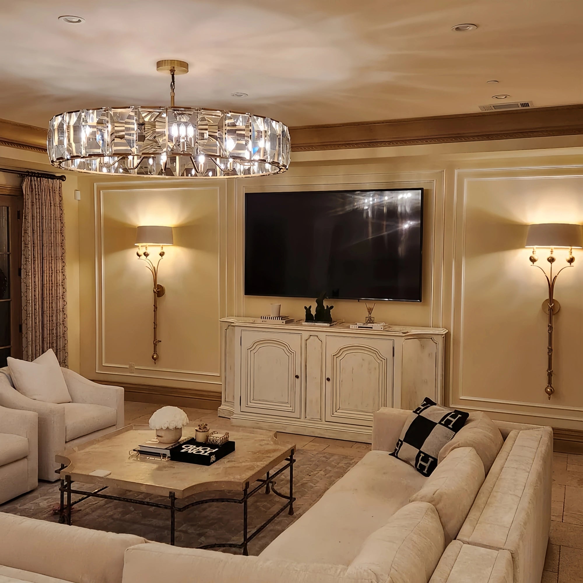 Harlows Crystal Round Chandelier