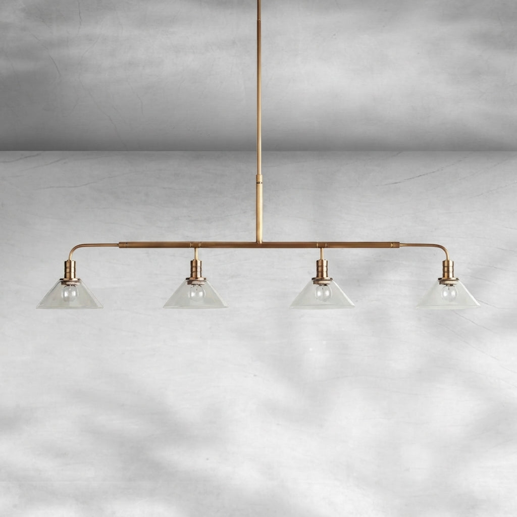 Luster Gaze Theron Linear Chandelier 50"60" - Background Shot
