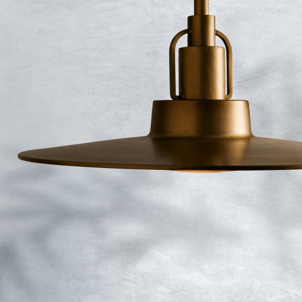 Luster Gaze Aura Disc Pendant - Background Shot