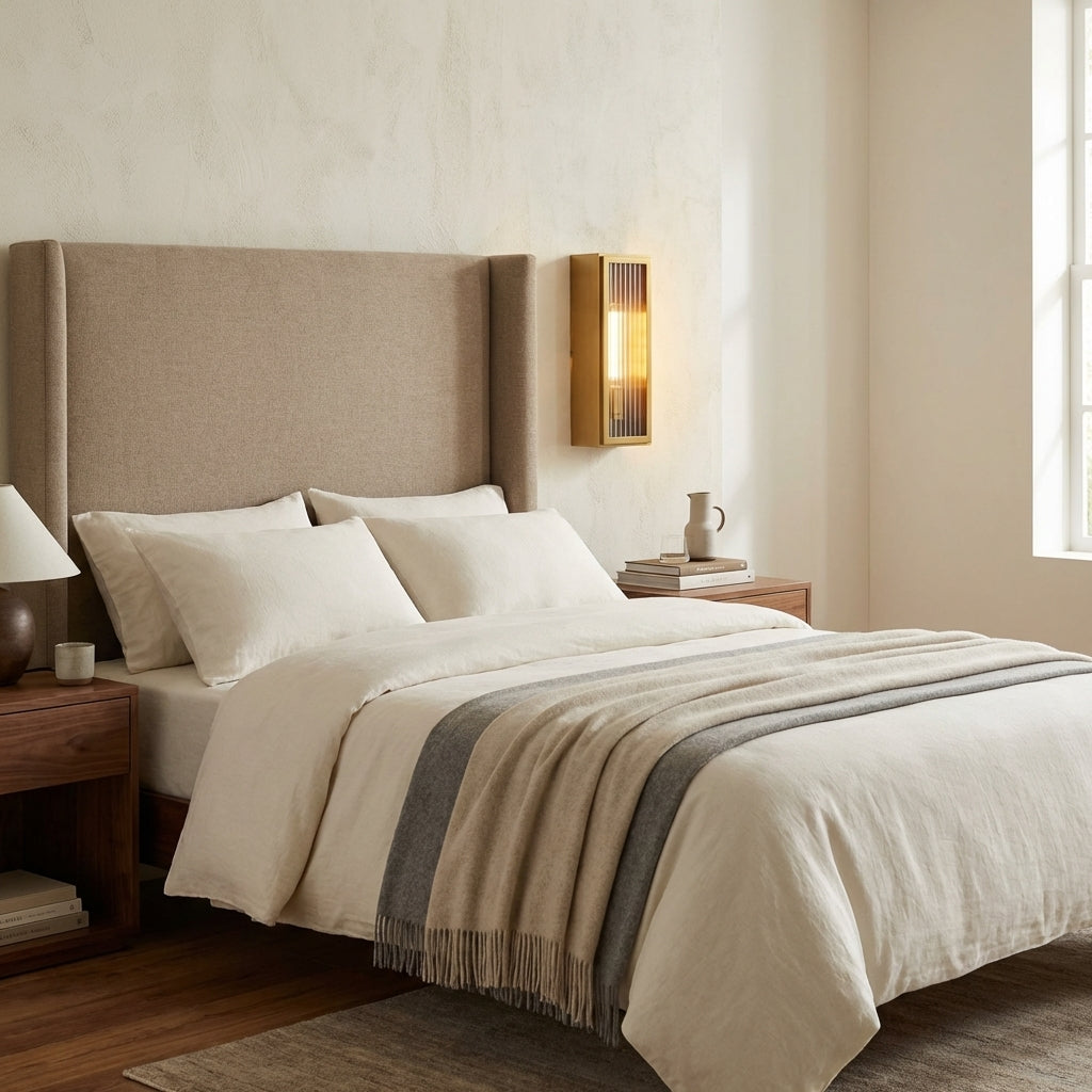 Luster Gaze Veridian Fluted Outdoor Wall Sconce - elegant American bedroom