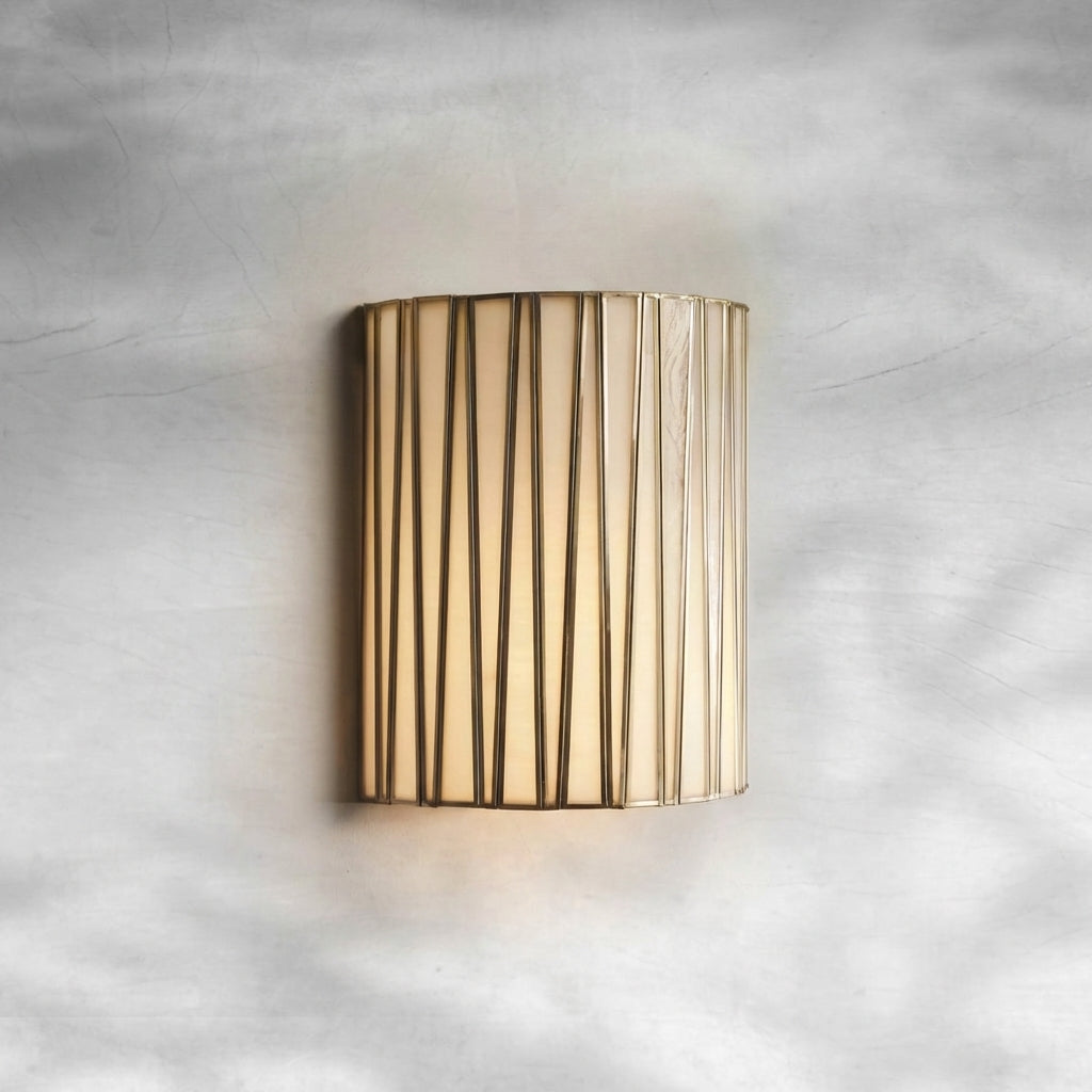 Luster Gaze Veridian Bloom Wall Sconce - Background Shot