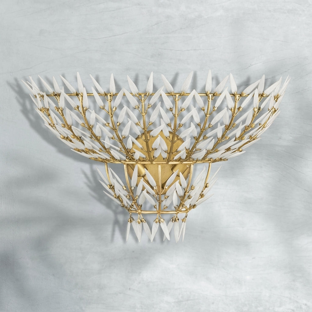 Luster Gaze Veridian Bloom Wall Sconce - Studio Shot