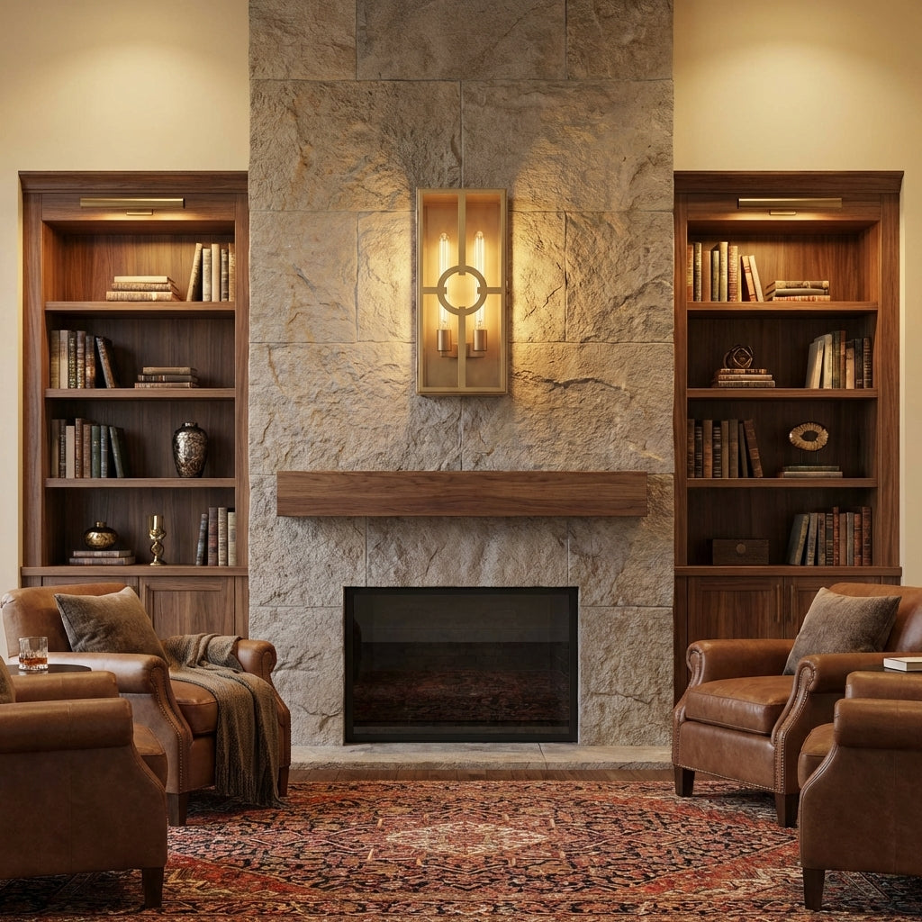 Luster Gaze Westerley Outdoor Sconce 19''22'' - American formal living room