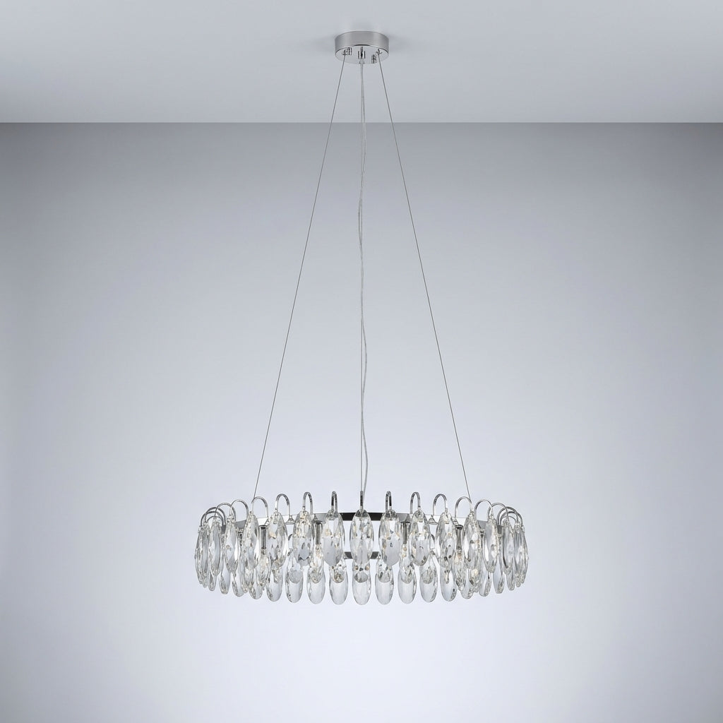 Luster Gaze LG Luxurious K9 Crystal Chandelier - Studio Shot
