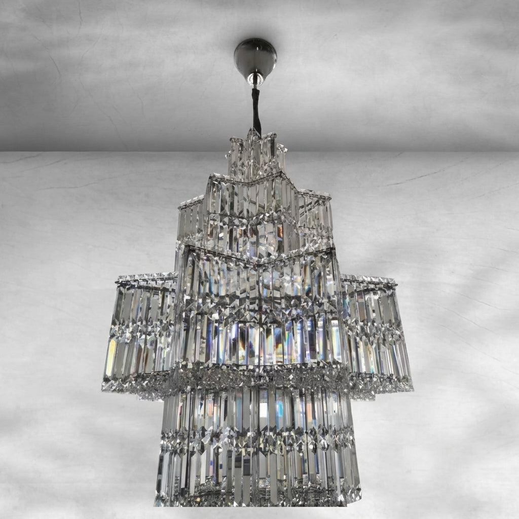 Luster Gaze Grand Lumina Eight-Pointed Star Chandelier - Background Shot