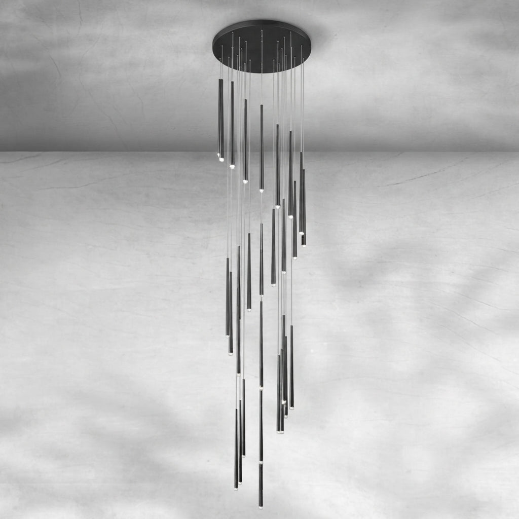 Luster Gaze Aura Grand Foyer Chandelier - Background Shot