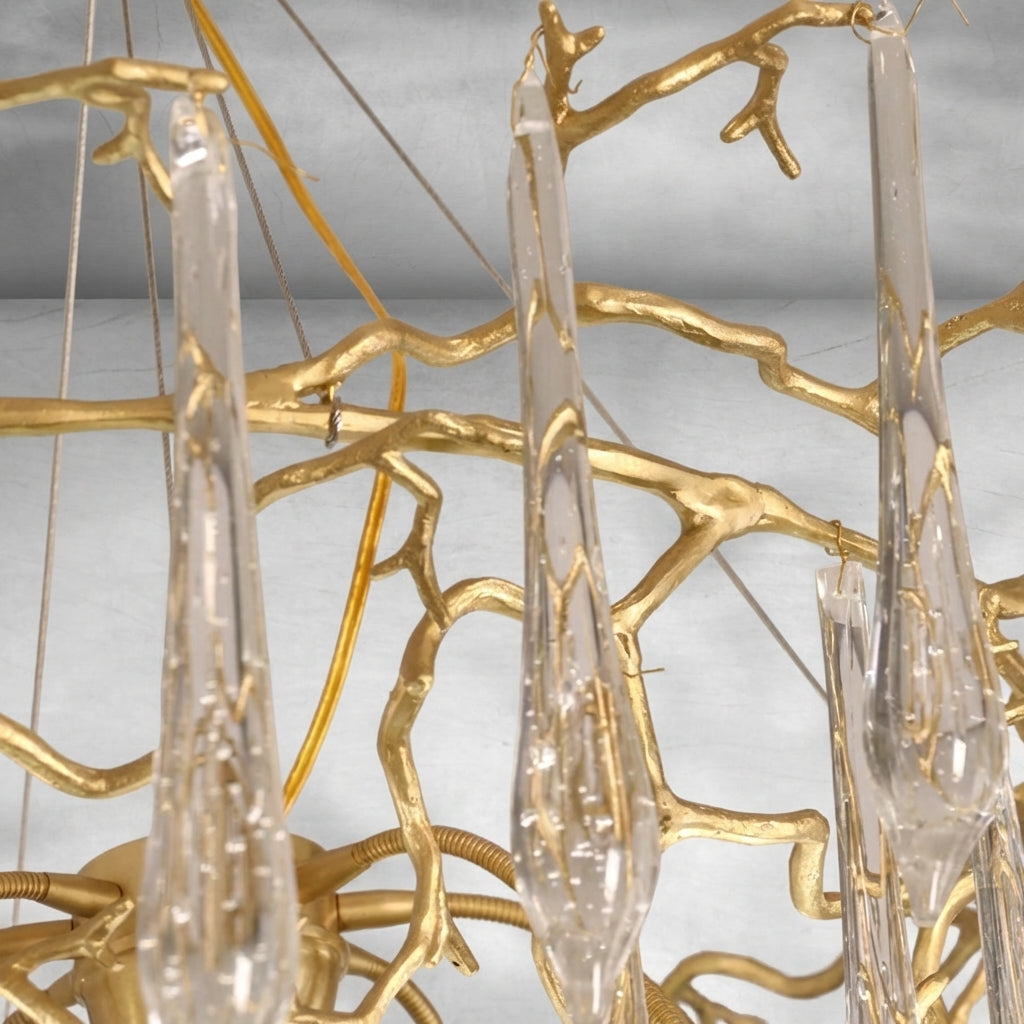 Luster Gaze Verdant Cascade Branch Chandelier - Background Shot