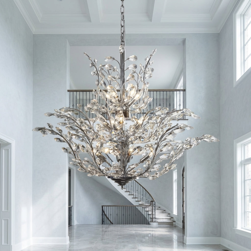 Luster Gaze Modern Luxury Branches Crystal Chandelier for Low-ceiling - Studio Shot