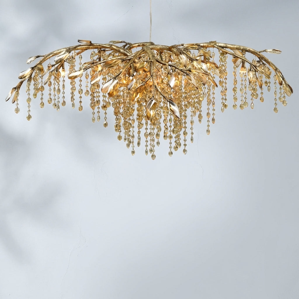 Luster Gaze New Luxury Branch Crystal Pendant Chandelier Designer Creative Art Dining Room/Living Room Light Fixture - Studio Shot