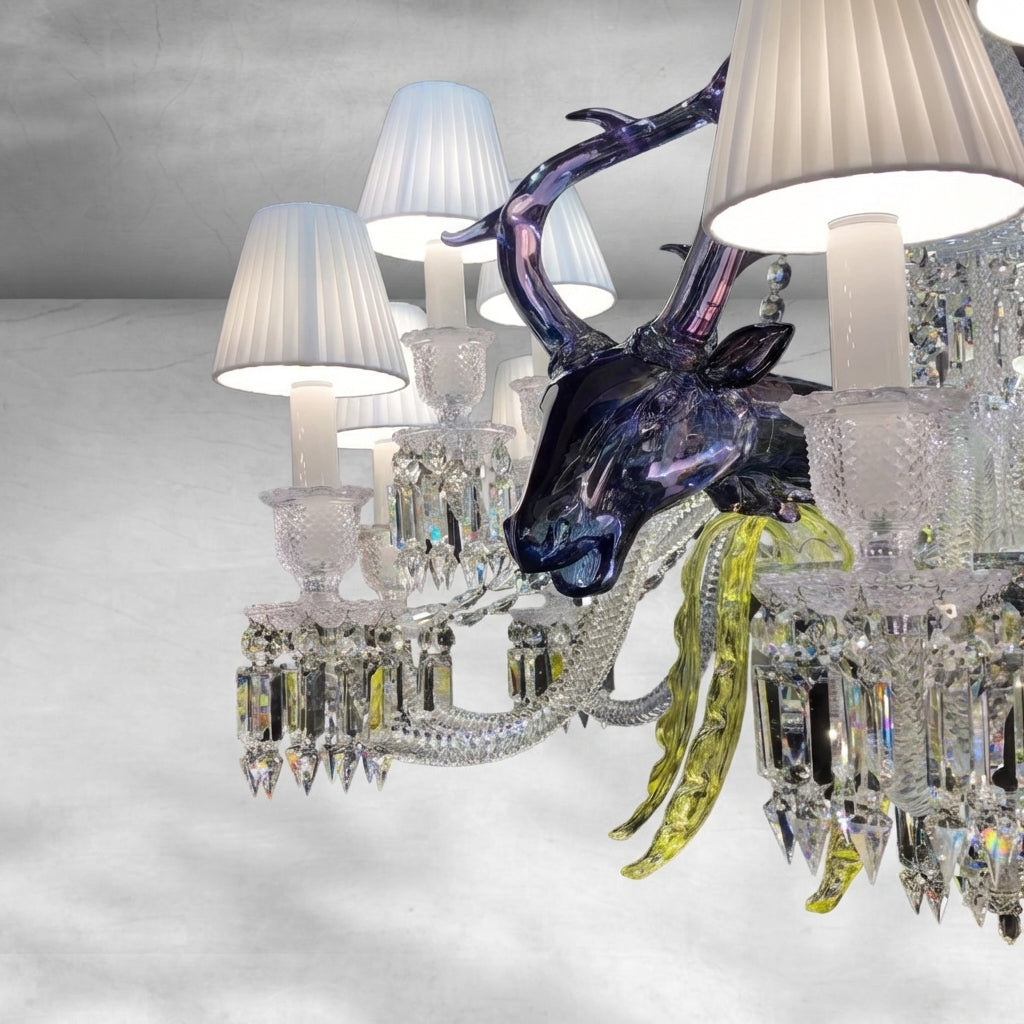 Luster Gaze Enchanted Bloom Crystal Branch Chandelier - Background Shot