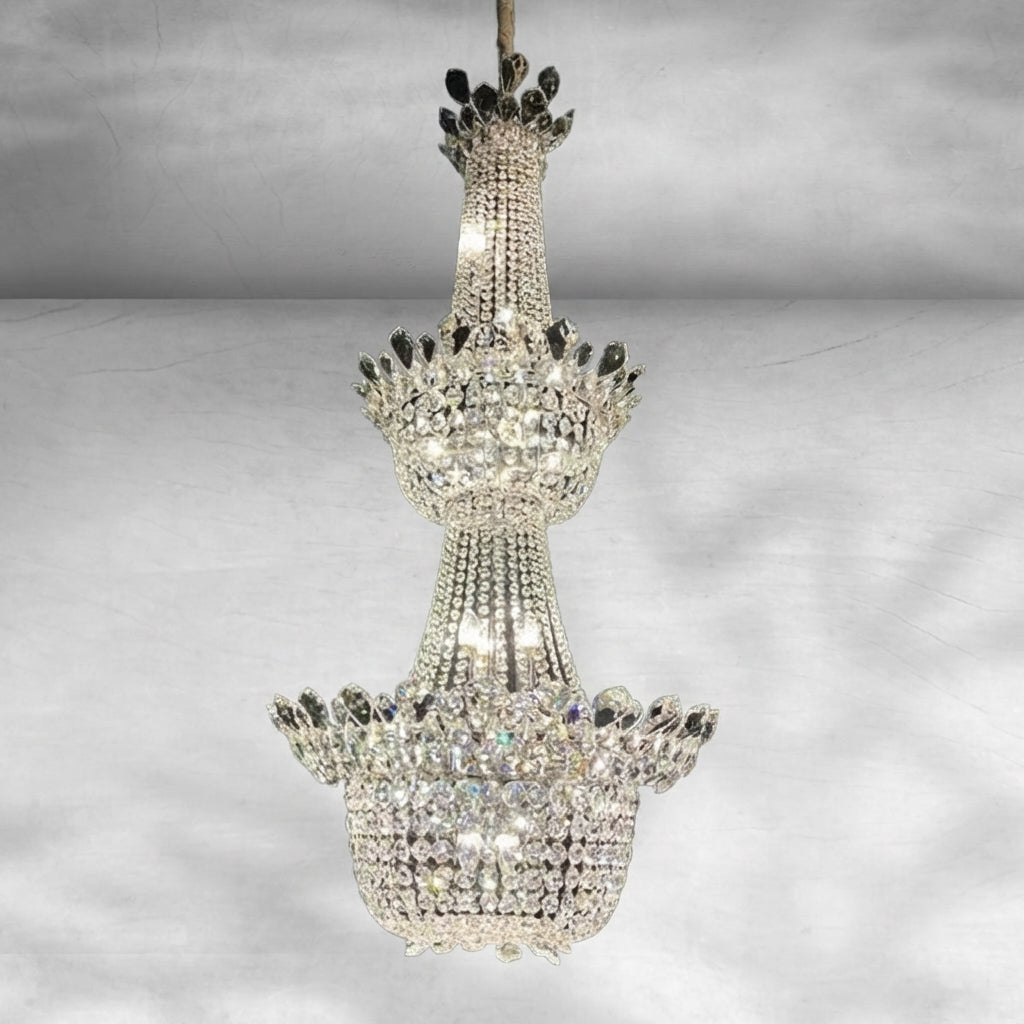 Luster Gaze Regal Branch Crystal Pendant Chandelier - Background Shot