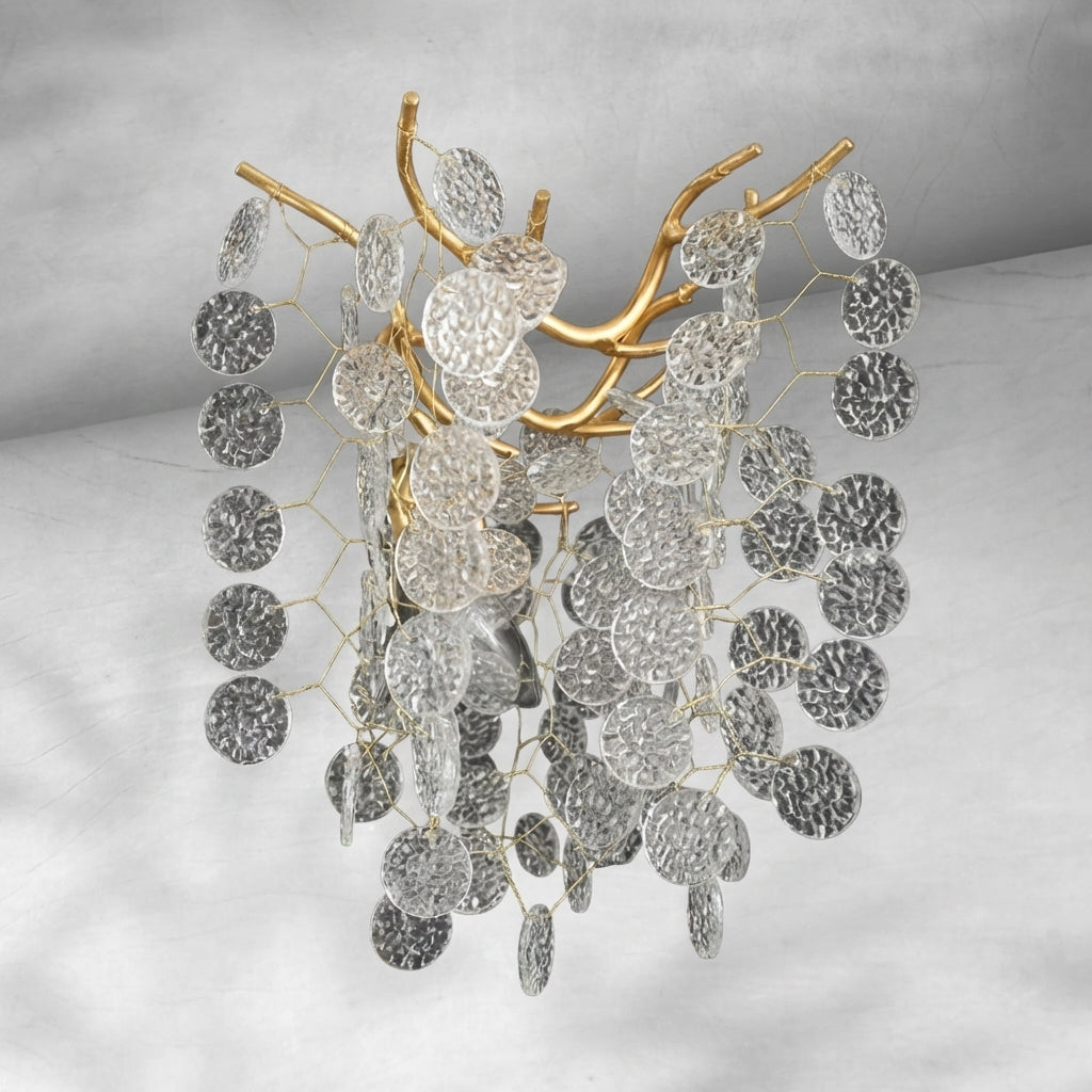 Luster Gaze Verdant Canopy Crystal Chandelier - Background Shot