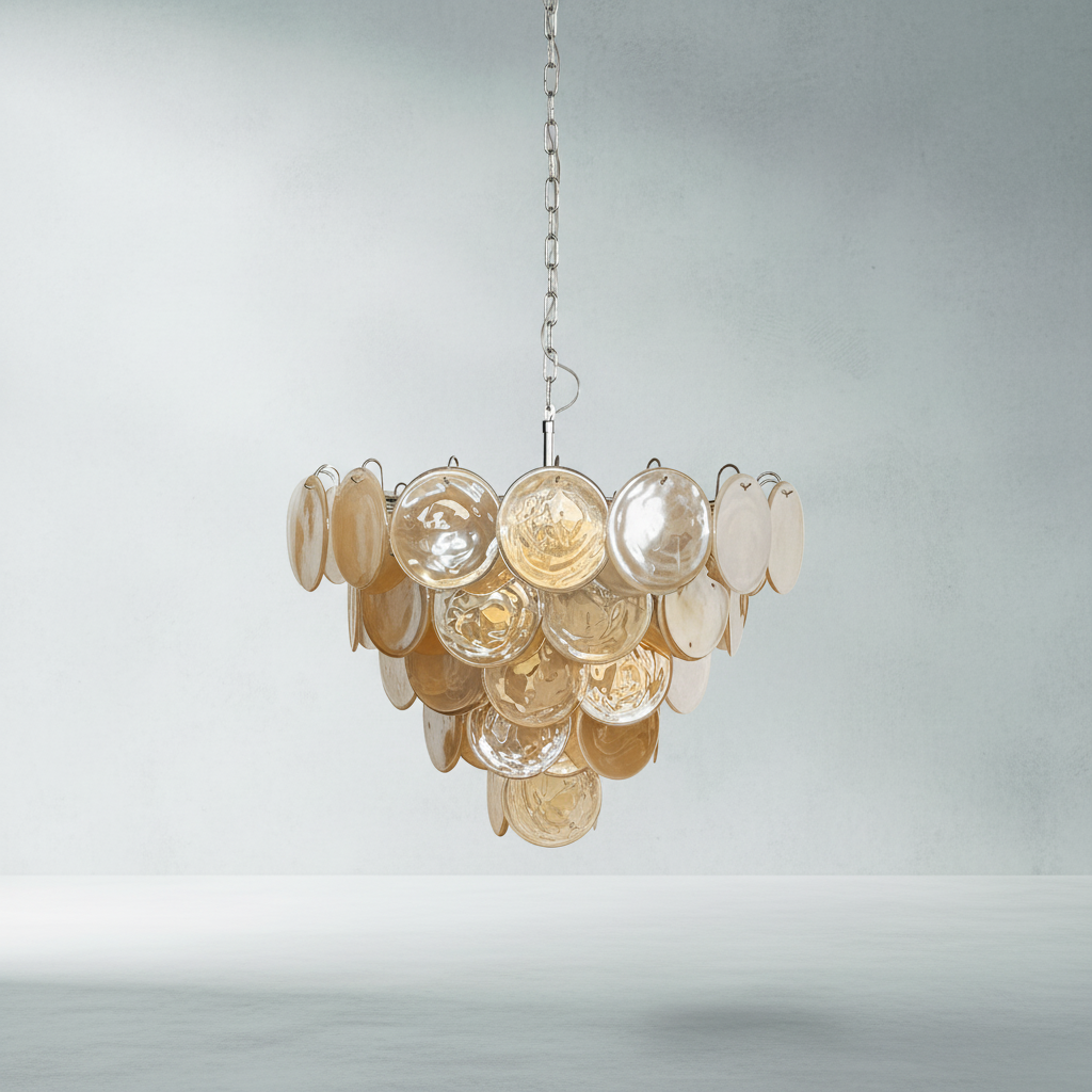 Luster Gaze Aurelian Bloom Murano Chandelier - Background Shot