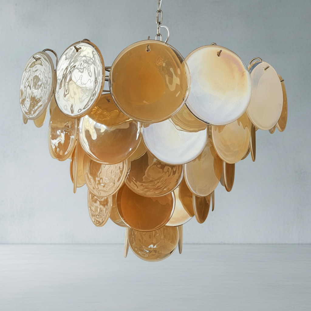 Luster Gaze Aurelian Bloom Murano Chandelier - Background Shot