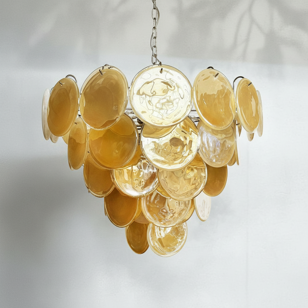 Luster Gaze Aurelian Bloom Murano Chandelier - Background Shot