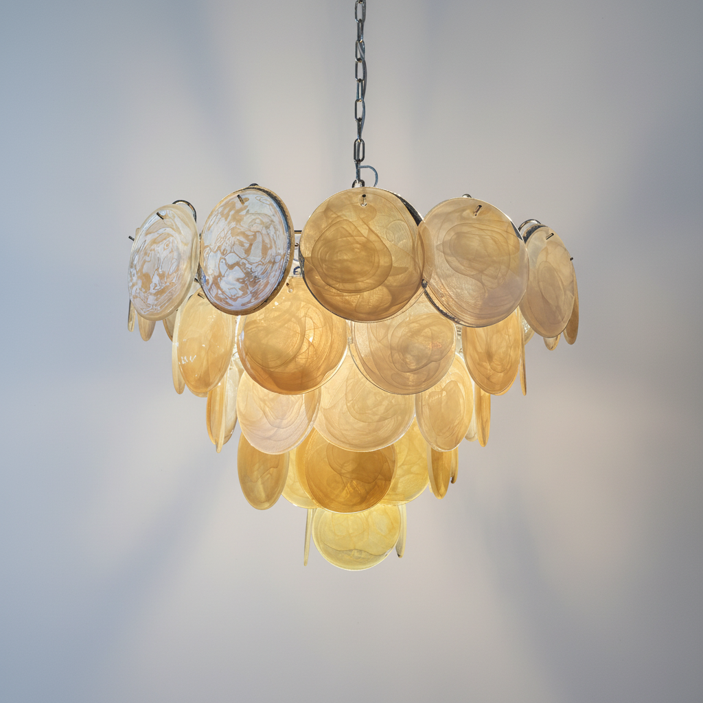 Luster Gaze Aurelian Bloom Murano Chandelier - Background Shot