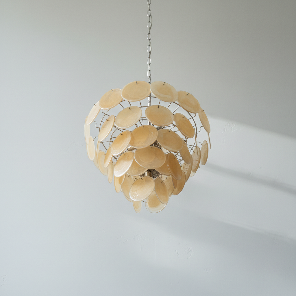 Luster Gaze Aurelian Bloom Murano Chandelier - Background Shot