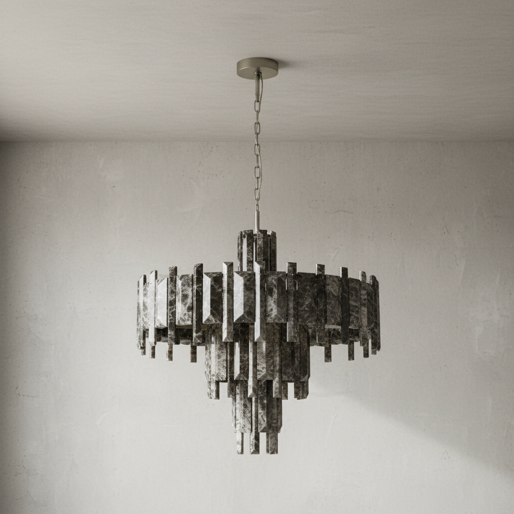 Luster Gaze Cosmic Cascade Chandelier - Background Shot