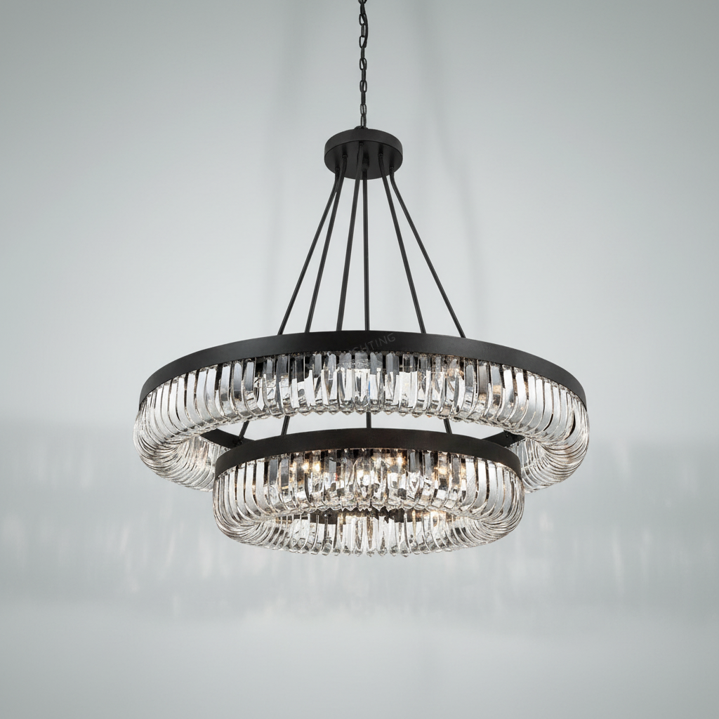 Luster Gaze Alice 2-Tier 26 Light Chandelier 42” - Studio Shot