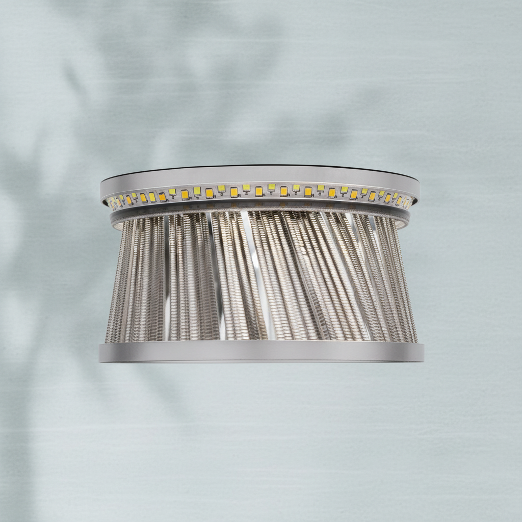 Luster Gaze Radiant Cascade Round Chandelier - Background Shot