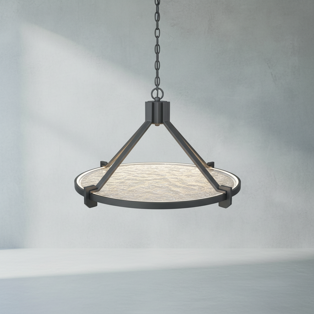 Luster Gaze Oceanic Radiance LED Chandelier - Background Shot