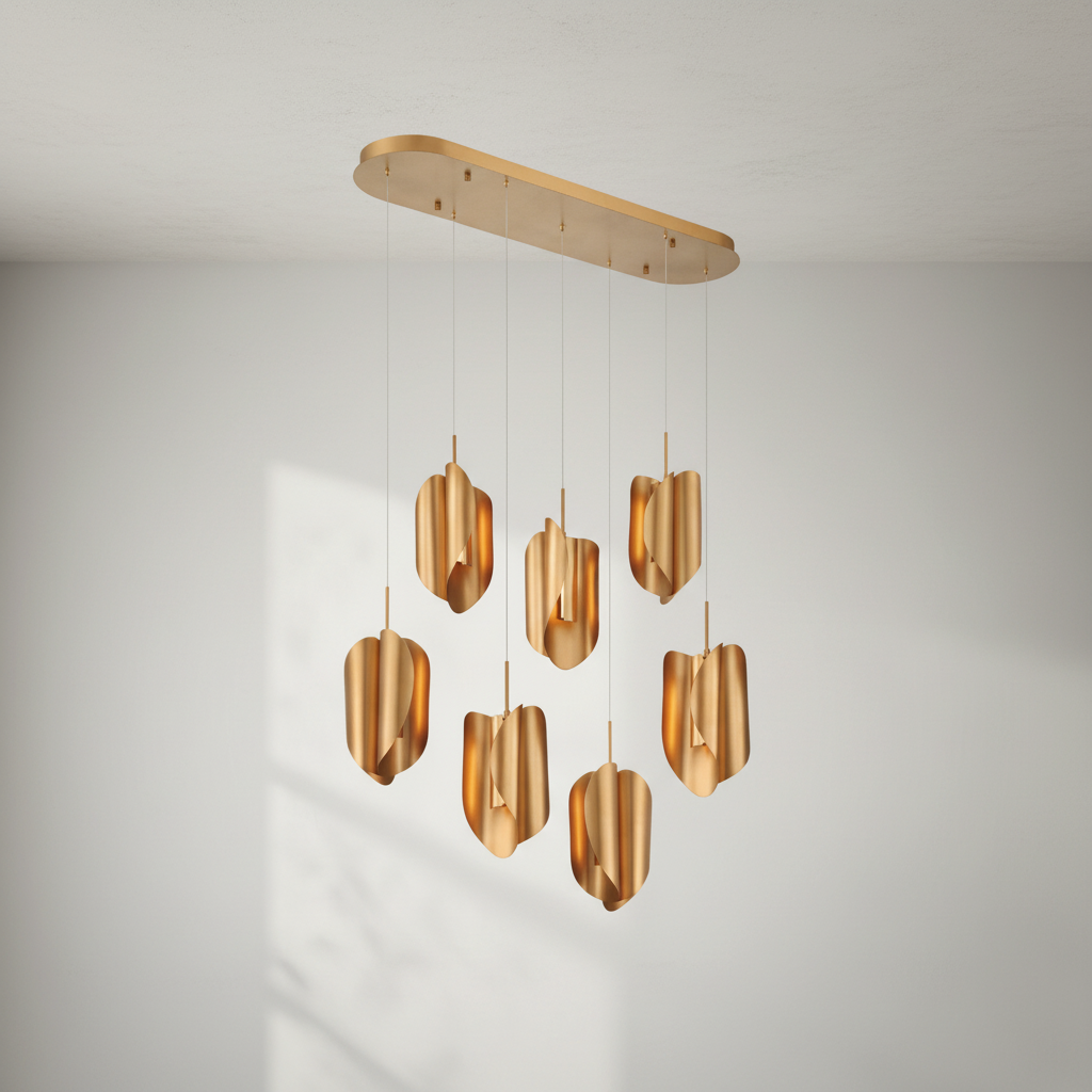 Luster Gaze Tobey Oval LED Chandelier - Studio Shot